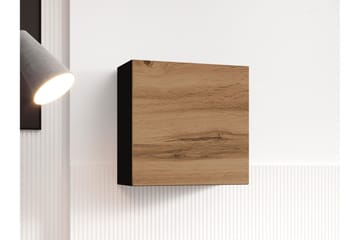 Narbonne Vitrineskap 30x50 cm - Natur/Svart - Oppbevaring - Skap - Vitrineskap