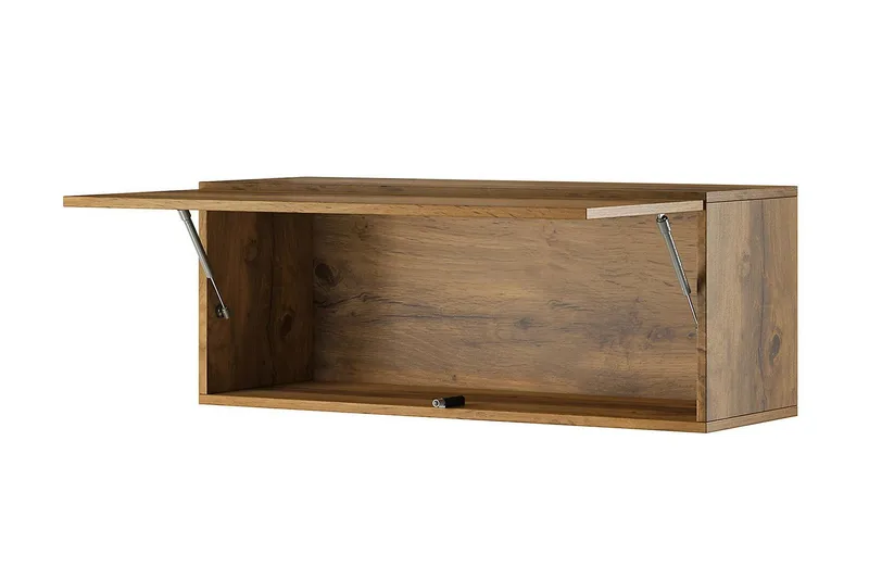 Narbonne Vitrineskap 32x35 cm - Natur/Svart - Oppbevaring - Skap - Vitrineskap