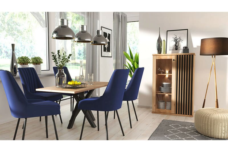 Rosehall Vitrineskap 132 cm - Oppbevaring - Skap - Vitrineskap