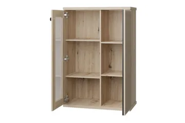 Rosehall Vitrinskåp 132 cm Black - Oppbevaring - Skap - Vitrineskap