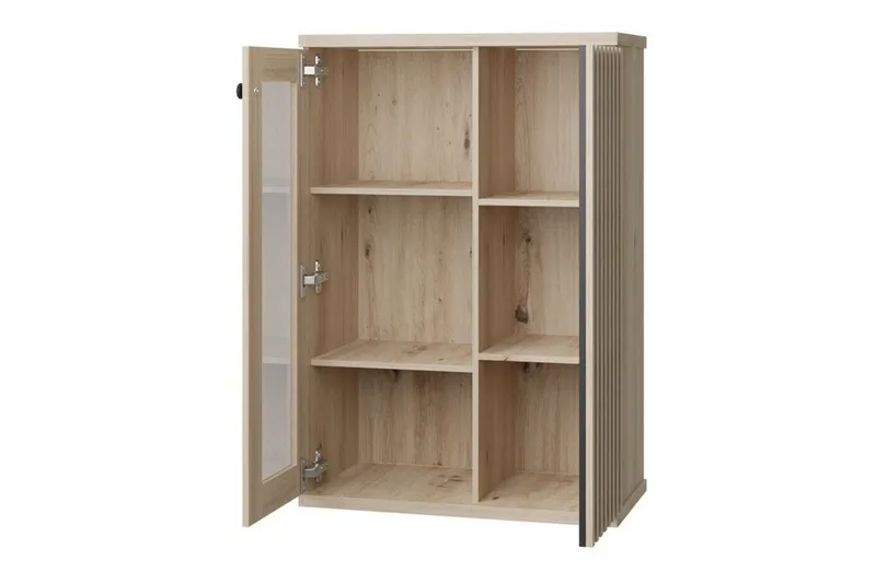 Rosehall Vitrinskåp 132 cm Black - Oppbevaring - Skap - Vitrineskap