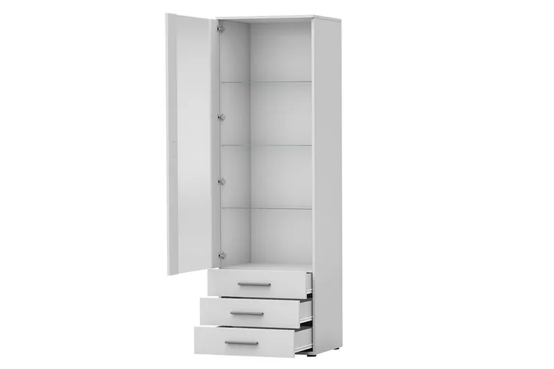 Soho vitrineskap 60x41x192 cm - Oppbevaring - Skap - Vitrineskap