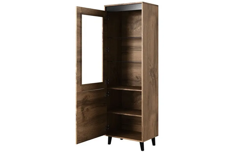 Strontian Vitrinskåp 183 cm Scandinavian Choice Anthracite - Oppbevaring - Skap - Vitrineskap