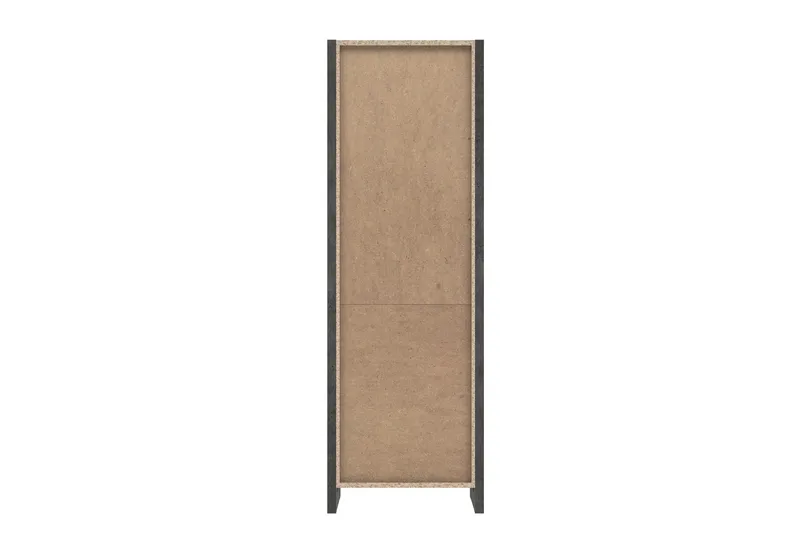 Strumica Vitrineskap 43x68 cm 3 Hyller - Brun/Grå - Oppbevaring - Skap - Vitrineskap