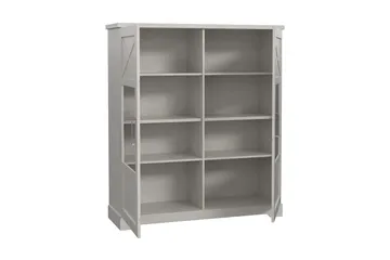 Svetis Vitrineskap 42x133 cm - Hvit - Oppbevaring - Skap - Vitrineskap