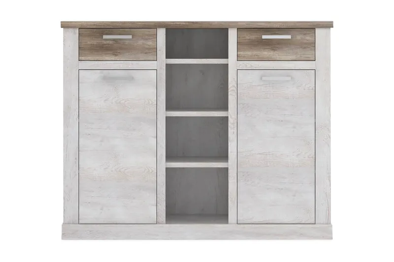 Talebi Skjenk 41x160 cm, Brun / Hvit