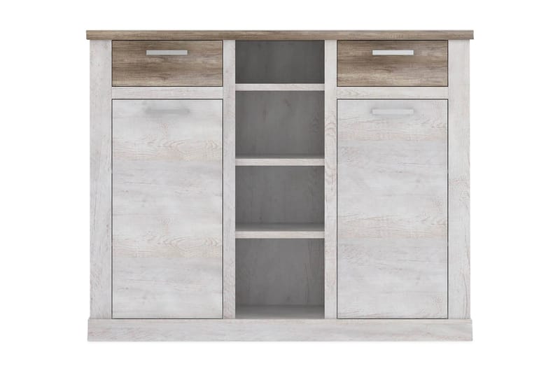 Talebi Skjenk 41x160 cm, Brun / Hvit