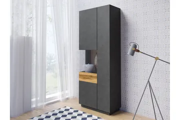 Tomeka Vitrineskap - Tre - Oppbevaring - Skap - Vitrineskap