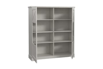 Vitrineskap Feres 42x133 cm - Hvit - Oppbevaring - Skap - Vitrineskap