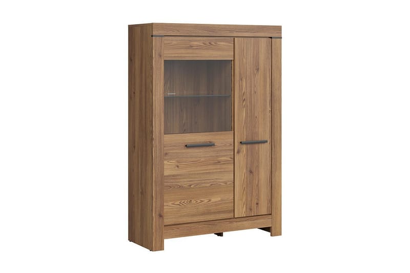 Vitrineskap Medard 101x40 cm - Eik - Oppbevaring - Skap - Vitrineskap