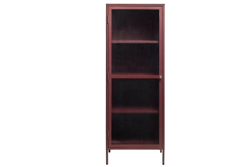 Vitrineskap Umtiti 58x160 cm - Rød - Oppbevaring - Skap - Vitrineskap