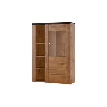 Vitrineskap Larona 1 dør - Lefkas eik, 145 cm - Oppbevaring - Skap - Vitrineskap