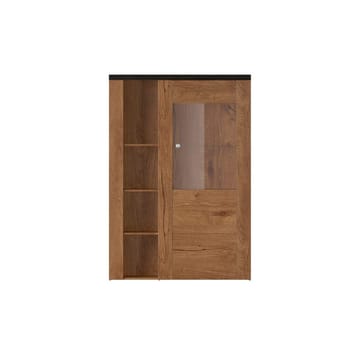 Vitrineskap Larona 1 dør - Lefkas eik, 145 cm - Oppbevaring - Skap - Vitrineskap