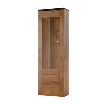Vitrineskap Larona 1 dør - Lefkas eik, 206 cm - Oppbevaring - Skap - Vitrineskap