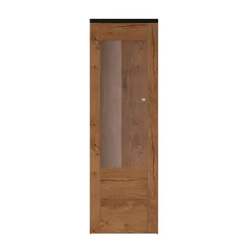 Vitrineskap Larona 1 dør - Lefkas eik, 206 cm - Oppbevaring - Skap - Vitrineskap
