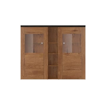 Vitrineskap Larona 2 dører - Lefkas eik - Oppbevaring - Skap - Vitrineskap