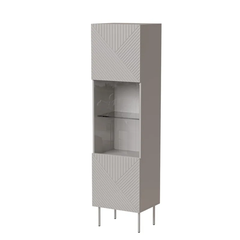 vitrineskap NO_BRAND Vitrineskap ART DECO beige