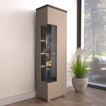 Vitrineskap Serio 1 Dør Venstre/Høyre - Oppbevaring - Skap - Vitrineskap