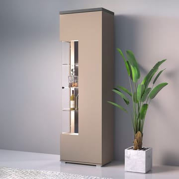 Vitrineskap Serio 1 Dør Venstre/Høyre - Oppbevaring - Skap - Vitrineskap