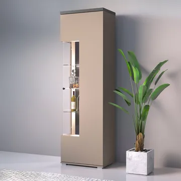 Vitrineskap Serio 1 Dør Venstre/Høyre - Oppbevaring - Skap - Vitrineskap