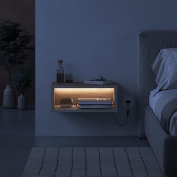 Volena Nattbord 45 cm - sandstein og oud - Oppbevaring - Skap - Oppbevaringsskap