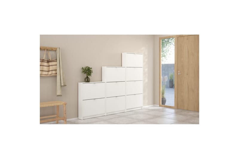 Yumi Skoskap 70 cm - Hvit - Oppbevaring - Skap - Oppbevaringsskap
