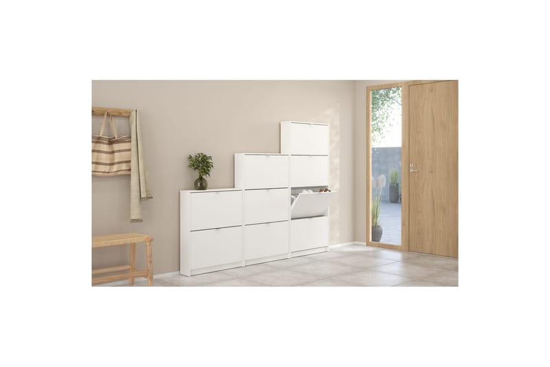Yumi Skoskap 70 cm - Hvit - Oppbevaring - Skap - Oppbevaringsskap