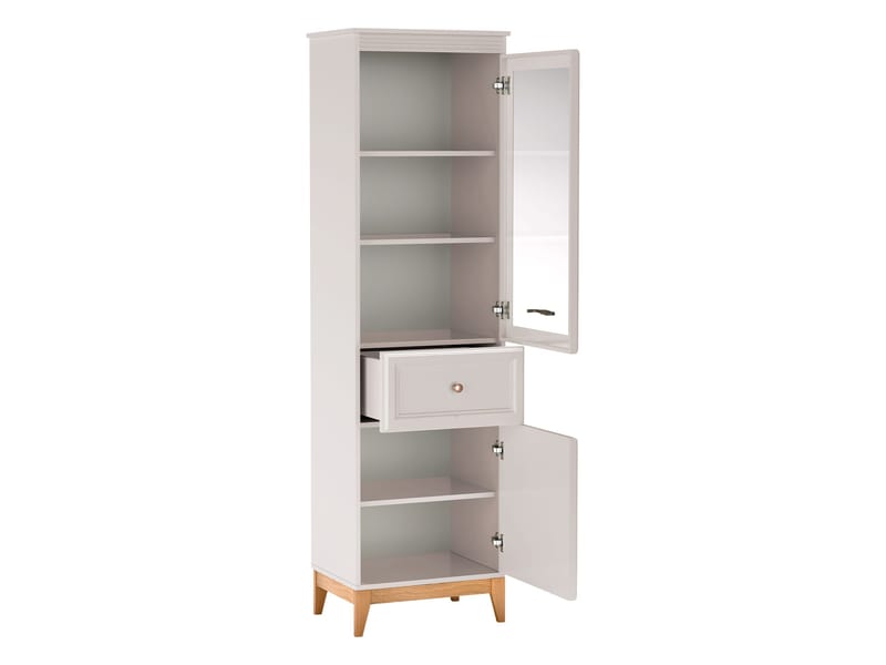 Zeylor Vitrineskap 193 cm med Belysning - Oppbevaring - Skap - Vitrineskap