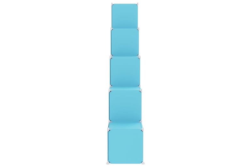 beBasic Oppbevaringshylle med 15 kuber blå PP - BlÃ¥ - Entreoppbevaring - Skohylle & skostativ