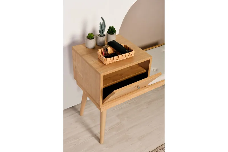 Botkins Skoskap 105 cm - Eik/Krem - Oppbevaring - Skooppbevaring - Skobenk & skohylle med benk