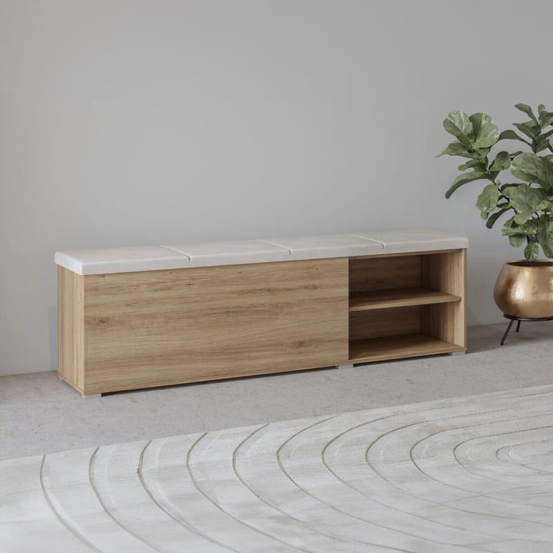 Oppbevaringsbenk Vertina 160 - Oppbevaring - Skooppbevaring - Skobenk & skohylle med benk