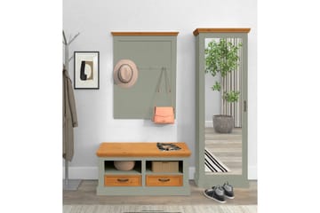 Selma Skobenk 100 cm - Grønn - Oppbevaring - Skooppbevaring - Skobenk & skohylle med benk