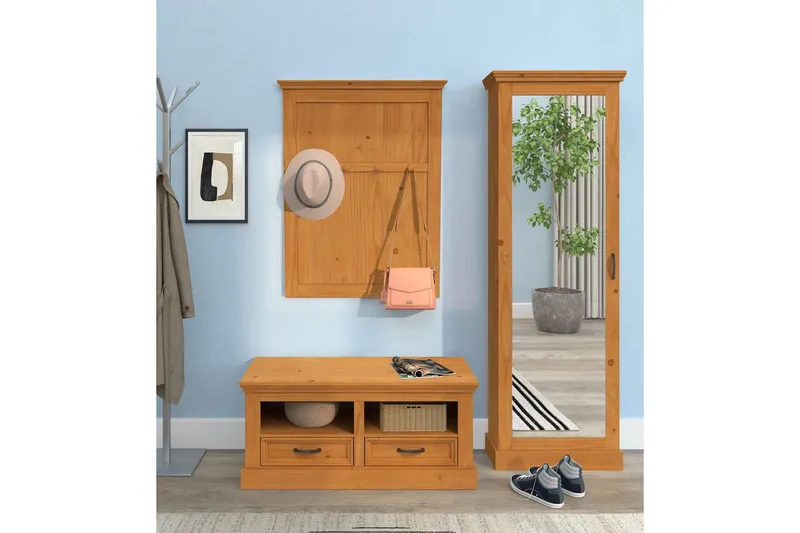 Selma Skobenk 100 cm - Natur - Oppbevaring - Skooppbevaring - Skobenk & skohylle med benk