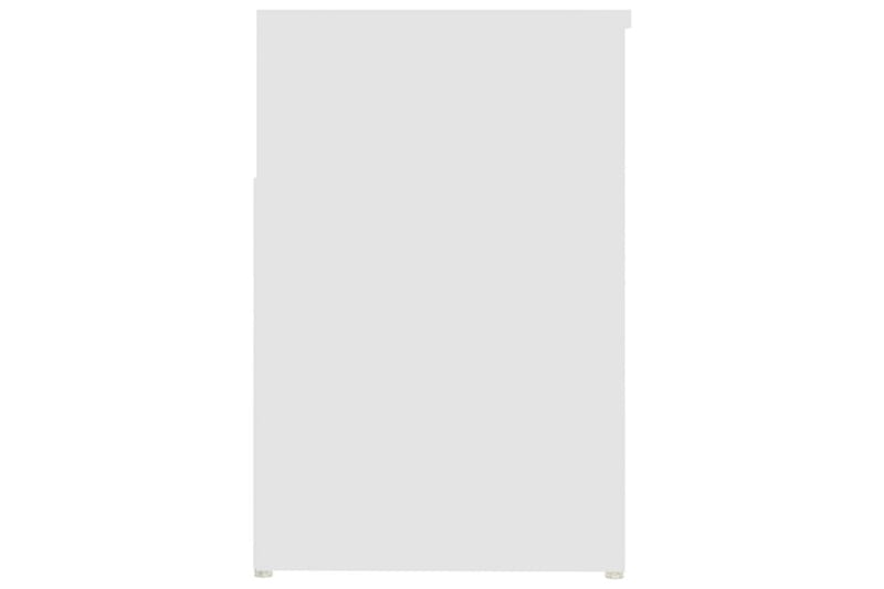 Skobenk hvit 80x30x45 cm sponplater - Hvit - Skobenk & skohylle med benk - Entreoppbevaring
