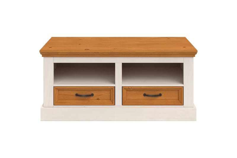 Skobenk Loft24 Selma Skobenk 100 cm Vit - Oppbevaring - Skooppbevaring - Skobenk & skohylle med benk
