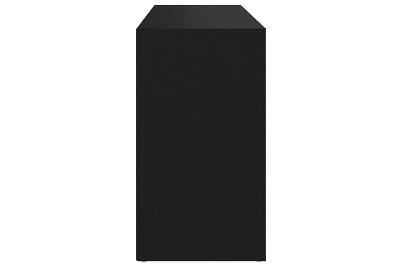 Skobenk svart 103x30x54,5 cm sponplater - Svart - Entreoppbevaring - Skobenk & skohylle med benk