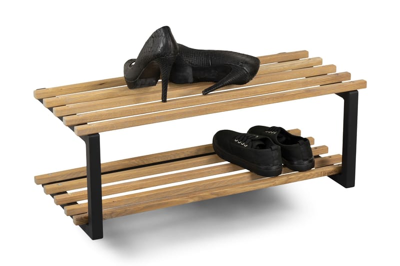 Skohylle Javli 71 cm - Svart - Entreoppbevaring - Skohylle & skostativ