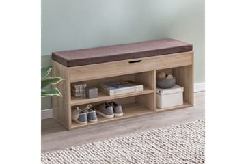 Anielle Skohylle 104x32 cm - Brun - Oppbevaring - Skooppbevaring - Skohylle & skostativ