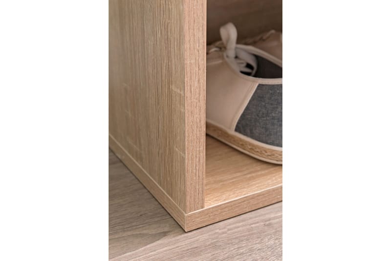 Anielle Skohylle 104x32 cm - Brun - Oppbevaring - Skooppbevaring - Skohylle & skostativ