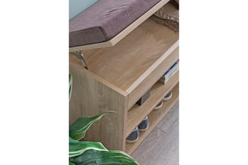 Anielle Skohylle 104x32 cm - Brun - Oppbevaring - Skooppbevaring - Skohylle & skostativ