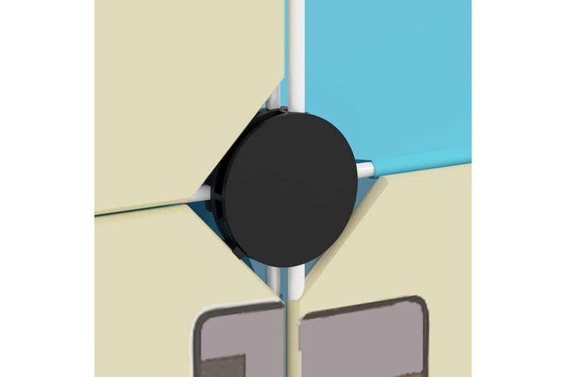 beBasic Oppbevaringshylle med 8 kuber blå PP - BlÃ¥ - Entreoppbevaring - Skohylle & skostativ