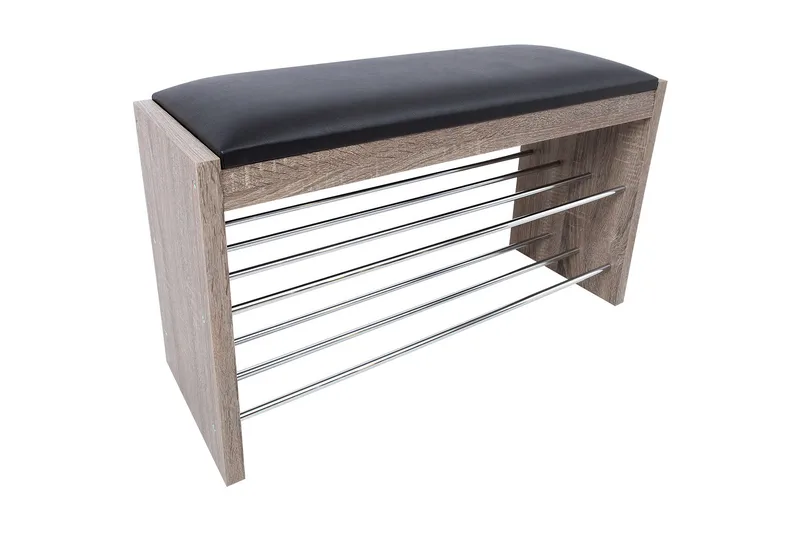 Beno Skohylle 79,5x30x50 cm Mørkebrun - Oppbevaring - Skooppbevaring - Skohylle & skostativ