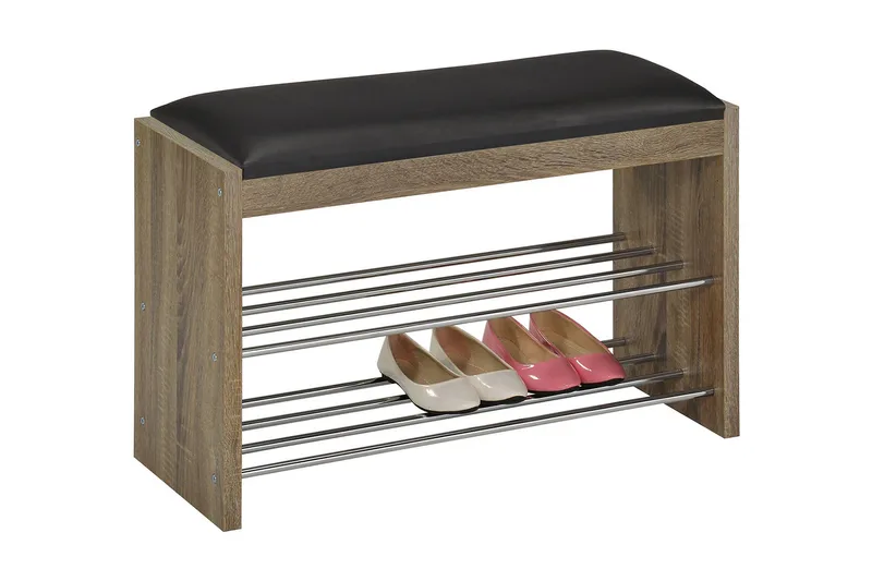 Beno Skohylle 79,5x30x50 cm Mørkebrun