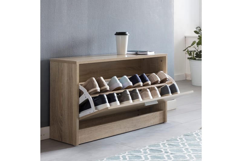 Mosbarger Skohylle 80x24 cm - Brun - Oppbevaring - Skooppbevaring - Skohylle & skostativ