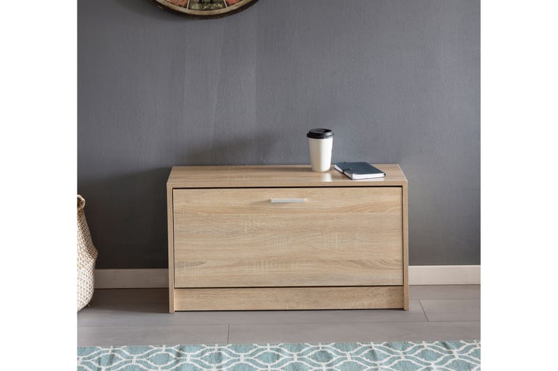 Mosbarger Skohylle 80x24 cm - Brun - Oppbevaring - Skooppbevaring - Skohylle & skostativ
