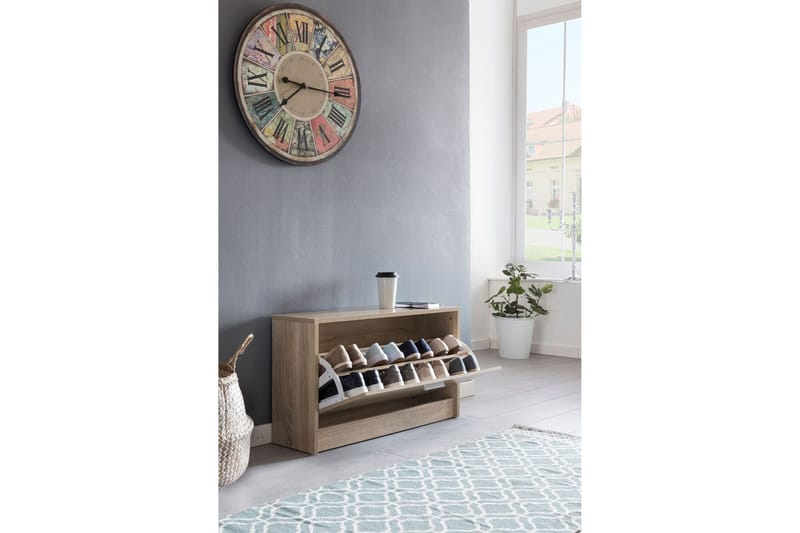 Mosbarger Skohylle 80x24 cm - Brun - Oppbevaring - Skooppbevaring - Skohylle & skostativ