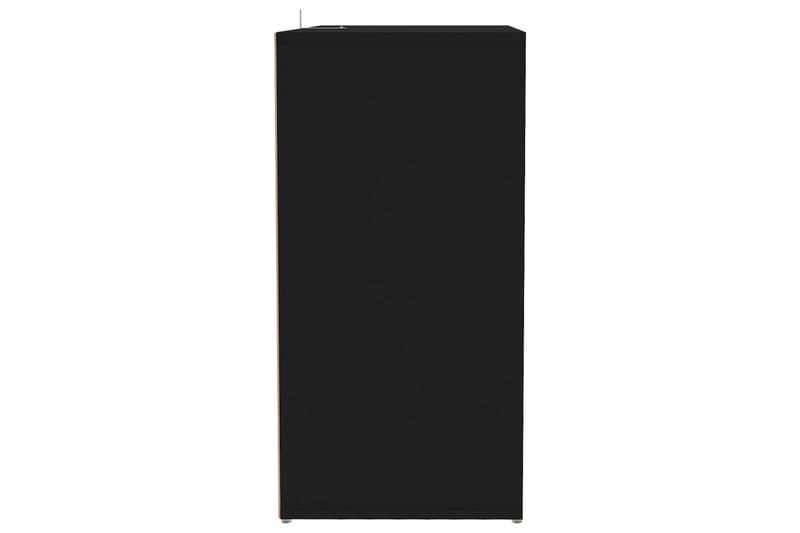 Skoskap svart 60x35x70 cm sponplate - Svart - Entreoppbevaring - Skohylle & skostativ