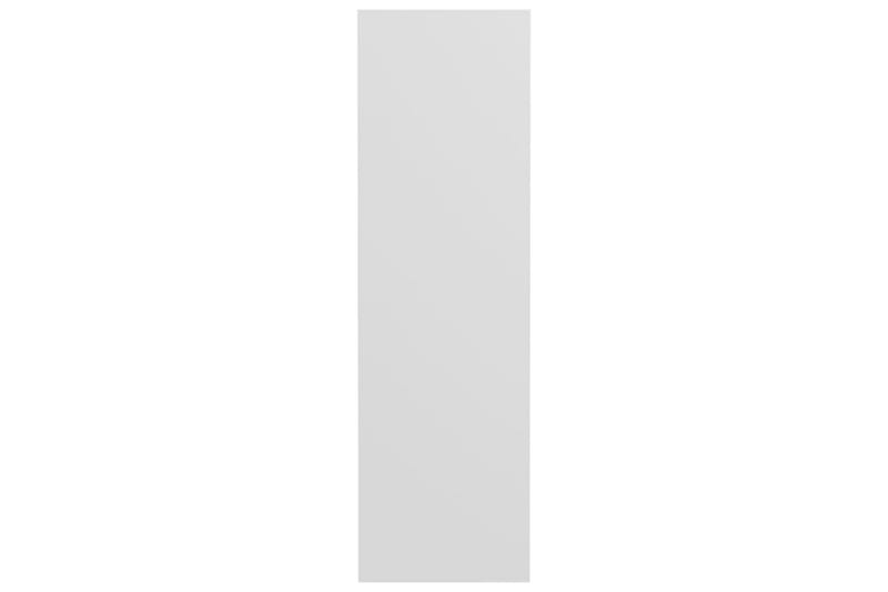 Veggskoskap 4 stk hvit 60x18x60 cm sponplater - Hvit - Entreoppbevaring - Skohylle & skostativ