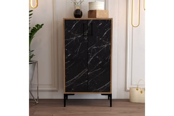 Babice Skoskap 35x60 cm - Valnøtt/Svart - Oppbevaring - Skooppbevaring - Skoskap