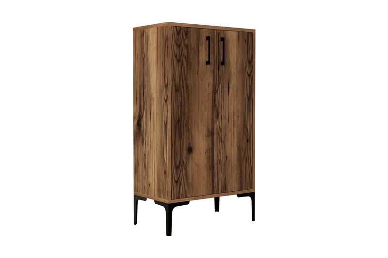 Babice Skoskap skap 35x60 cm - Valnøtt - Oppbevaring - Skooppbevaring - Skoskap